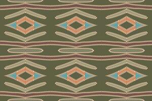 dupatta padronizar desatado nativo americano, motivo bordado, ikat bordado vetor Projeto para impressão australiano cortina padronizar geométrico travesseiro modelo kurti Mughal flores