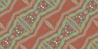 navajo padronizar desatado bandana impressão seda motivo bordado, ikat bordado vetor Projeto para impressão padronizar vintage flor folk navajo patchwork padronizar