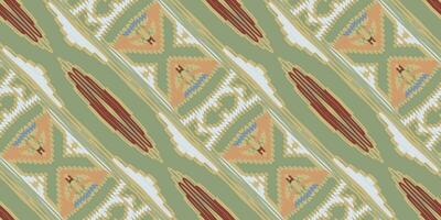 navajo padronizar desatado bandana impressão seda motivo bordado, ikat bordado vetor Projeto para impressão figura tribal tinta em pano patola sari