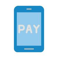 conectados Forma de pagamento vetor plano ícone para pessoal e comercial usar.