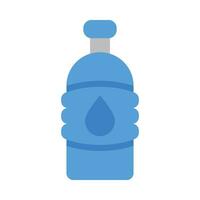 água garrafa vetor plano ícone para pessoal e comercial usar.