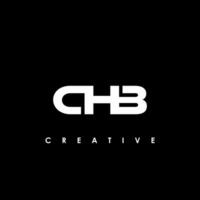 chb carta inicial logotipo Projeto modelo vetor ilustração