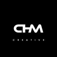 chm carta inicial logotipo Projeto modelo vetor ilustração