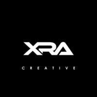 xra carta inicial logotipo Projeto modelo vetor ilustração