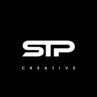 stp carta inicial logotipo Projeto modelo vetor ilustração