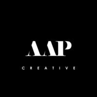 aap carta inicial logotipo Projeto modelo vetor ilustração