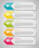 modelos de infográfico para ilustração vetorial de negócios. vetor