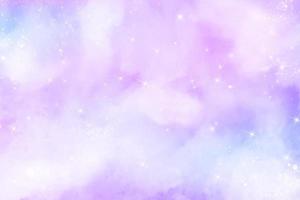fundo de galáxia aquarela azul rosa abstrato. fantasia arco-íris cor pastel. nuvem do céu em aquarela de vetor. padrão de brilho de mármore. textura holográfica de estrela unicórnio vetor