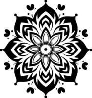 mandala - minimalista e plano logotipo - vetor ilustração