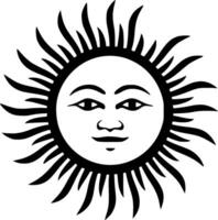 Sol - Alto qualidade vetor logotipo - vetor ilustração ideal para camiseta gráfico