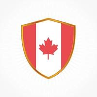 desenho de vetor de bandeira canadense