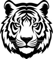 tigre, Preto e branco vetor ilustração