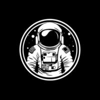 astronauta - minimalista e plano logotipo - vetor ilustração