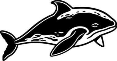 baleia - Alto qualidade vetor logotipo - vetor ilustração ideal para camiseta gráfico