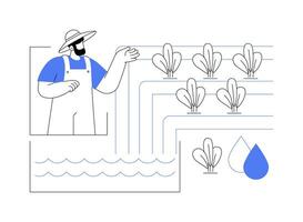 superfície irrigação sistemas isolado desenho animado vetor ilustrações.