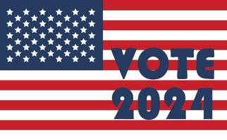 2024 presidencial eleição dia dentro EUA, novembro 5, cartão Projeto. voto para seu futuro vetor