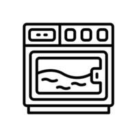 lavando máquina ícone. vetor linha ícone para seu local na rede Internet, móvel, apresentação, e logotipo Projeto.