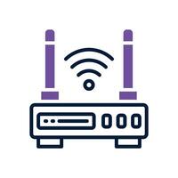 Wi-fi ícone. vetor dual tom ícone para seu local na rede Internet, móvel, apresentação, e logotipo Projeto.