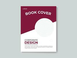 modelo de design de capa de livro corporativo vetor