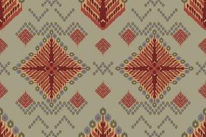 ikat tribal indiano desatado padronizar. étnico asteca tecido tapete mandala enfeite nativo boho divisa têxtil.geométrico africano americano oriental tradicional vetor ilustrações. bordado estilo