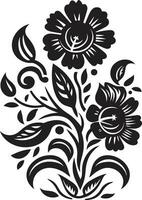 étnico construir floral logotipo ícone Projeto cultural verve étnico floral logotipo ícone vetor
