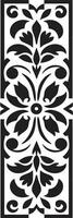 gótico floral gravuras linha fronteira ícone Projeto lustroso videira acentos decorativo linha vetor
