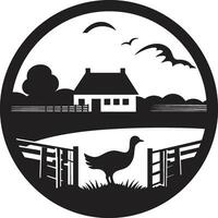 rústico Fazenda morada marca agricultores casa vetor logotipo rural habitação impressão casa de fazenda Projeto dentro vetor ícone