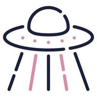 UFO ícone ilustração para rede, aplicativo, infográfico, etc vetor