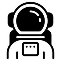 astronauta ícone ilustração para rede, aplicativo, infográfico, etc vetor