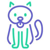 cachorro ícone ilustração para rede, aplicativo, infográfico, etc vetor