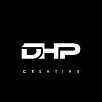 dhp carta inicial logotipo Projeto modelo vetor ilustração