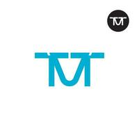 carta tv monograma logotipo Projeto vetor