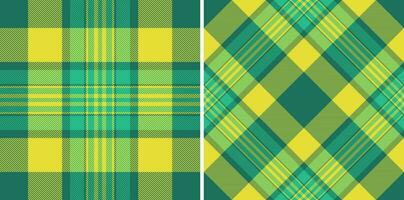 xadrez fundo padronizar do têxtil Verifica desatado com uma tartan vetor textura tecido.