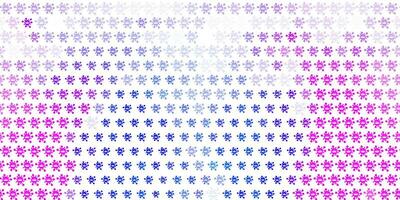 textura vector rosa, azul claro com símbolos de doença.