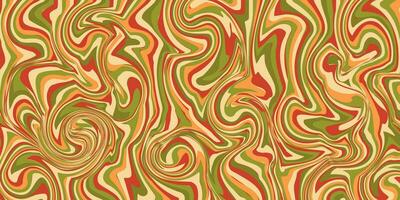 abstrato horizontal fundo com colorida ondas. na moda psicodélico vetor ilustração. alegre Natal e feliz Novo ano. legal, Anos 70 anos 60