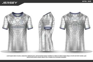 Jersey design sublimação camiseta padrão geométrico premium incrível coleção de vetores para futebol futebol corrida ciclismo jogos motocross esportes