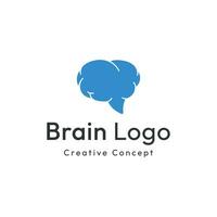 único colorida cérebro logotipo modelo Projeto com criativo Ideias. vetor