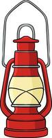 vaqueiro lanterna desenho animado colori clipart vetor