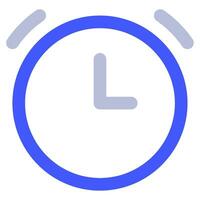 alarme relógio ícone ilustração para rede, aplicativo, infográfico, etc vetor