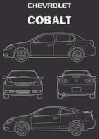 2006 Chevrolet cobalto carro projeto vetor