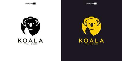 coala logotipo Projeto vetor inspiração