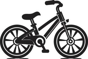 ciclo caminho vetor ícone Projeto estrada emblema Preto bicicleta ícone