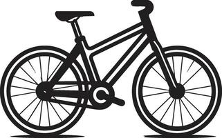 pedal urbano vetor bicicleta emblema roda clássica Preto bicicleta ícone Projeto