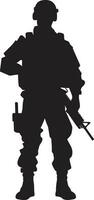 soldado s resolver Preto militar logotipo Projeto combatente vigor armado soldado Preto ícone vetor