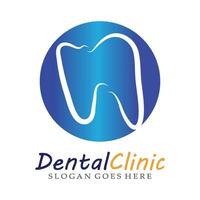 ilustração em vetor modelo logotipo dental