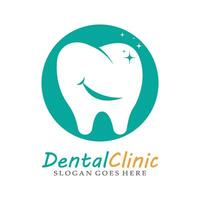 ilustração em vetor modelo logotipo dental