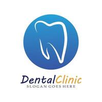 ilustração em vetor modelo logotipo dental