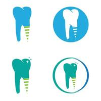 ilustração em vetor modelo logotipo dental