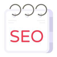 perfeito Projeto ícone do seo cronograma vetor