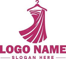 moda logotipo luxo glamour elegante logotipo ícone limpar \ limpo plano moderno minimalista o negócio logotipo editável vetor